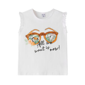 Camiseta gafas lentejuelas