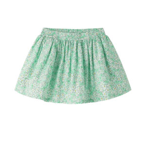 Falda flores verde